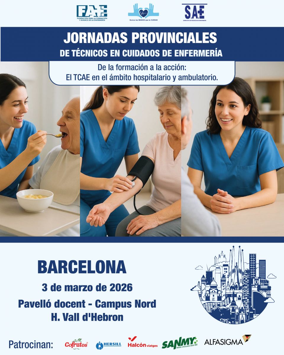JORNADAS: DE LA FORMACIÓN A LA ACCIÓN: EL TCE EN EL ÁMBITO HOSPITALARIO Y AMBULATORIO